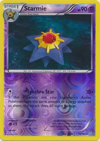 Primal Clash Starmie #73/160 reverse holo